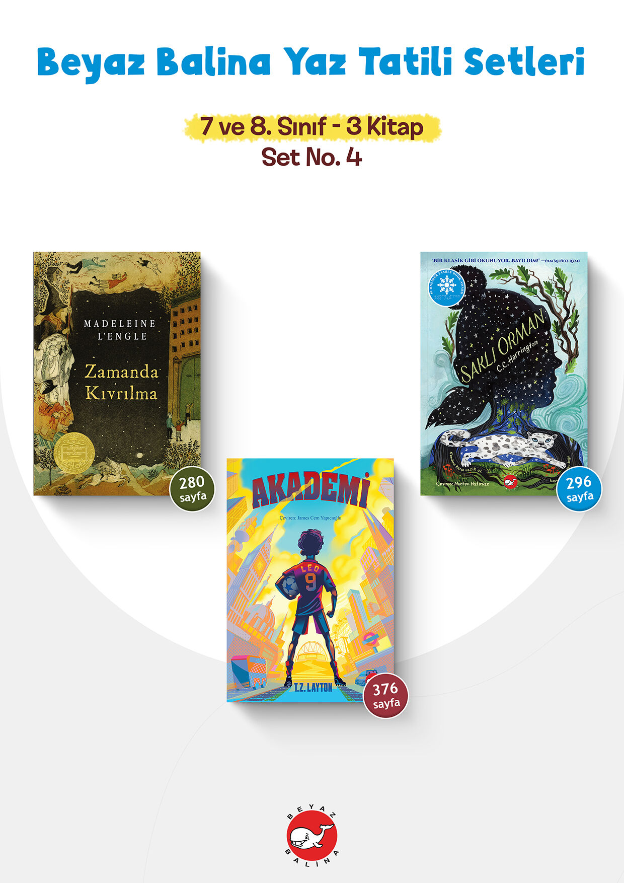 7 VE 8. SINIF - 3 KİTAP SET NO: 4