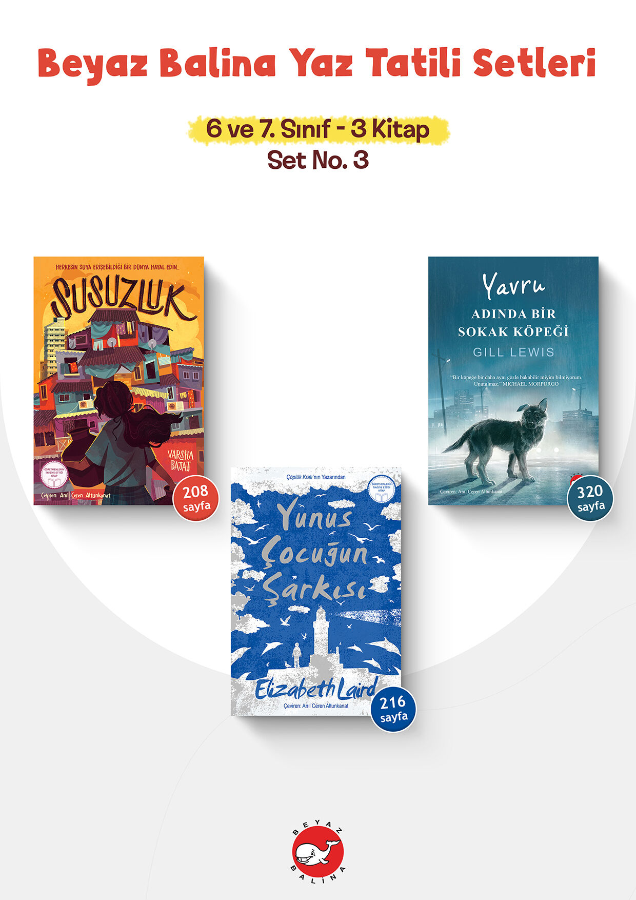6 VE 7. SINIF - 3 KİTAP SET NO: 3