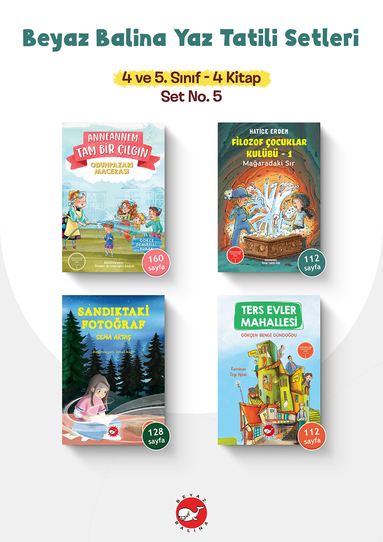 4 VE 5. SINIF - 4 KİTAP SET NO: 5