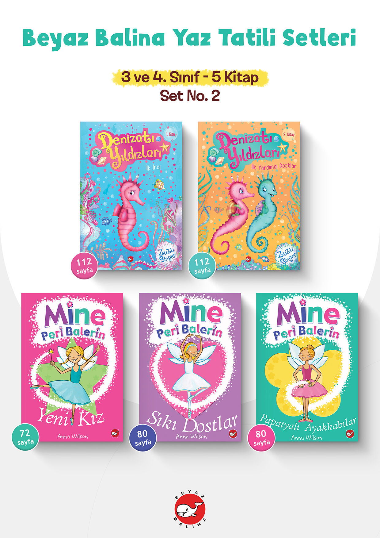 3 VE 4. SINIF - 5 KİTAP SET NO: 2