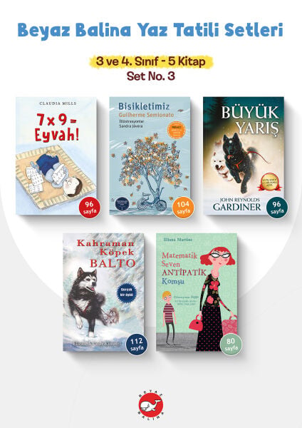 3 VE 4. SINIF - 5 KİTAP SET NO: 3