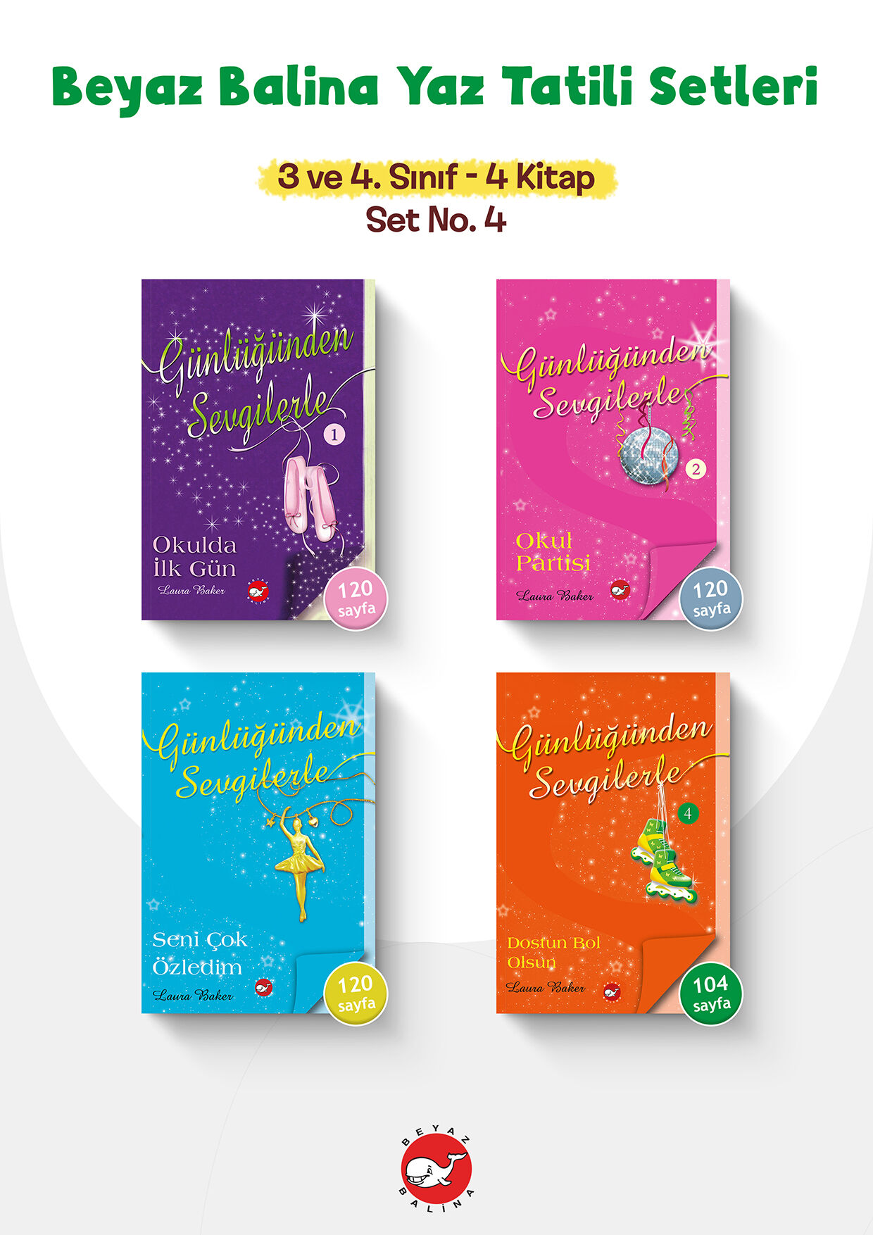 3 VE 4. SINIF - 4 KİTAP SET NO: 4