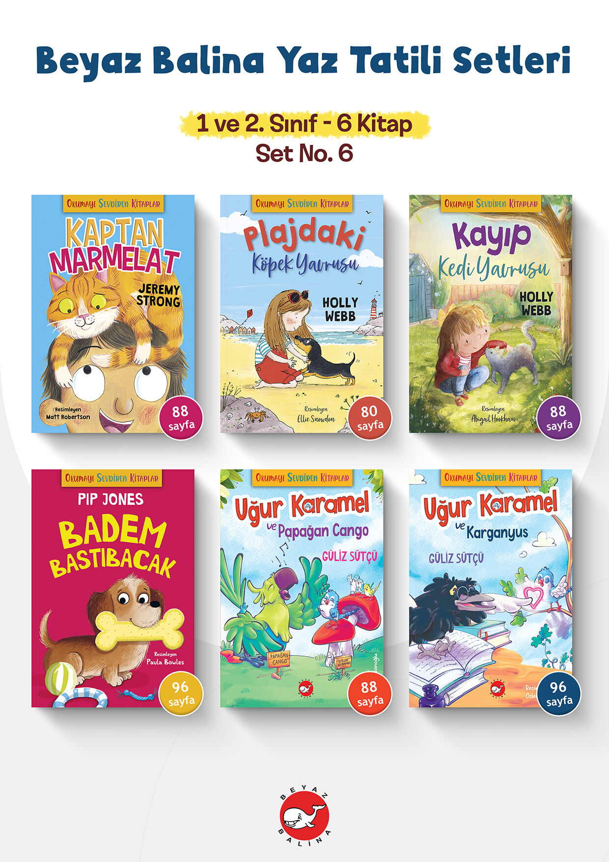 1 VE 2. SINIF - 6 KİTAP SET NO: 6